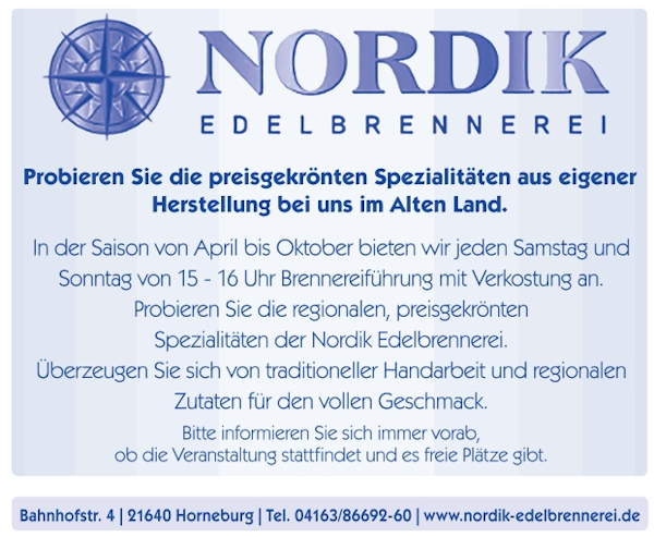 Nordik Edelbrennerei Jork Nordik Edelbrennerei Jork